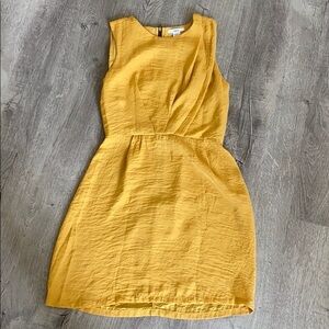 Bar III Mustard Yellow Mini Dress